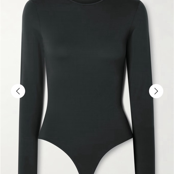 Theory black bodysuit long  sleeve one size - Picture 1 of 4